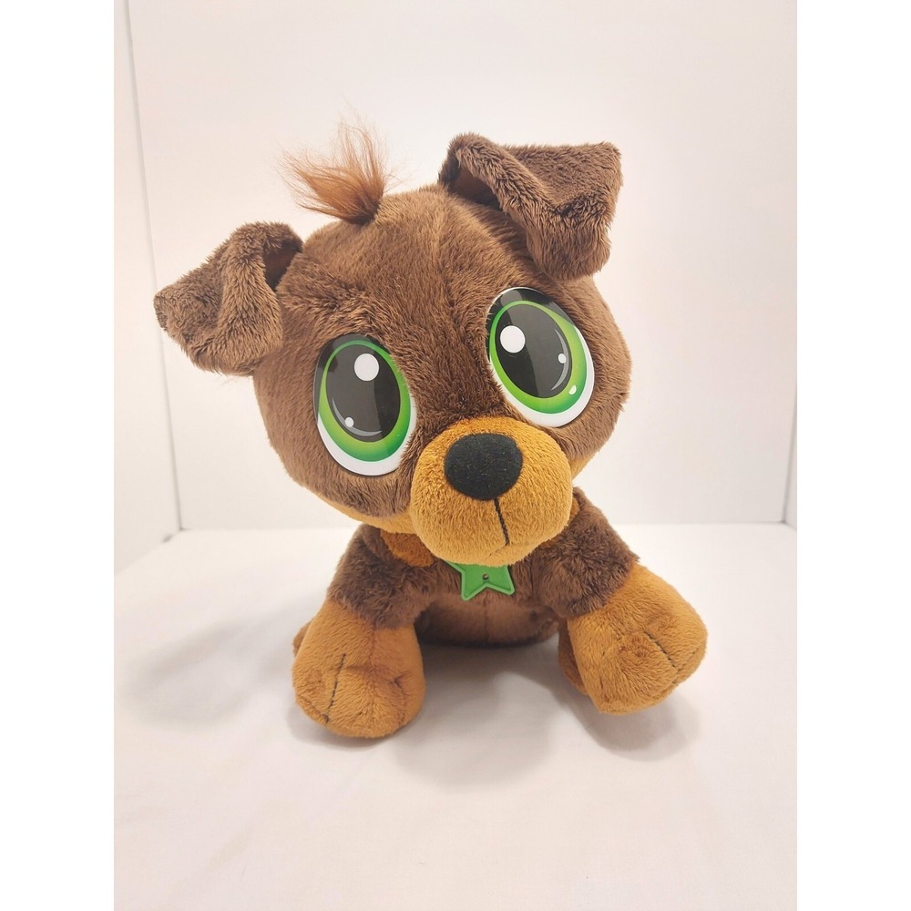 LITTLE TIKES RESCUE TAILS Adoptable Pet Rottweiler Interactive Plush Toy Tested